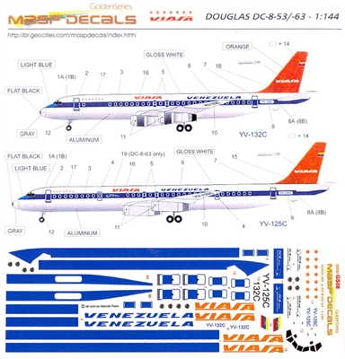 1:144 Viasa (1980's) DC-8