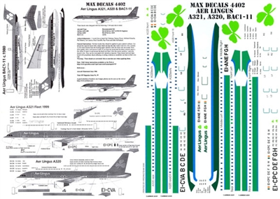1:144 Aer Lingus A.320, BAC 1-11-200 *Sold Out*