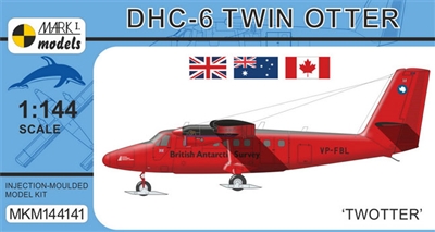 1:144 DHC-6-300 Twin Otter, British Antarctic Survey, Gov't of Ontario, Aeropelican Air Services