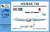 1:144 HS.748 Srs 2, British Airways, Emerald Airways, West Air Sweden