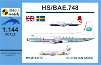 1:144 HS.748 Srs 2, British Airways, Emerald Airways, West Air Sweden