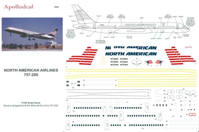 1:144 North American Boeing 757-200