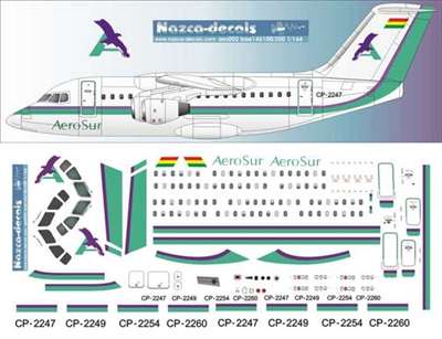 1:144 Aerosur Bae 146-200