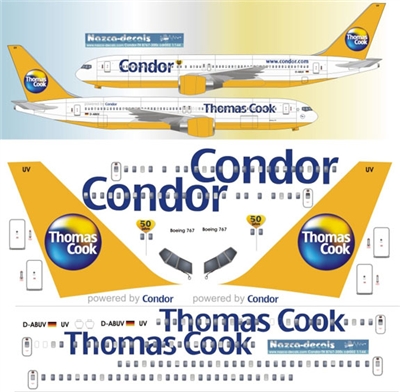1:144 Condor Thomas Cook (yellow cs) Boeing 767-300