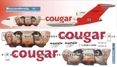 1:144 Cougar Leasing Boeing 727-200