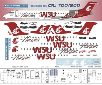 1:144 Horizon Air 'WSU' Canadair CRJ700