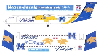 1:144 Horizon Air 'Montana Univ.Cats' DHC-8-Q400