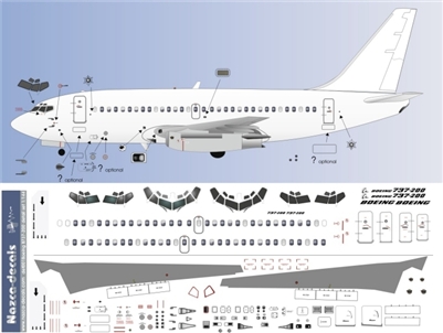 1:144 Detail Set, Boeing 737-200