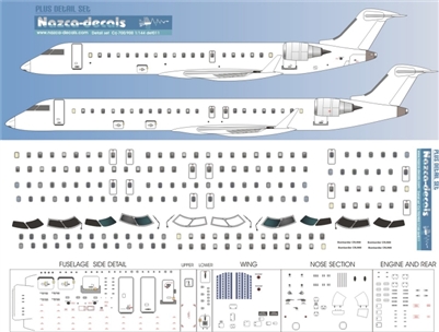 1:144 Detail Set, Canadair CRJ 700, CRJ 900