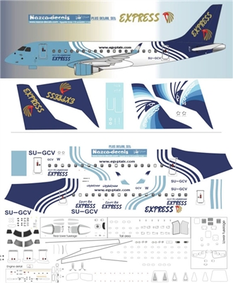 1:144 Egyptair Embraer 170