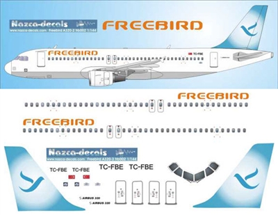 1:144 Freebird (new blue) Airbus A.320