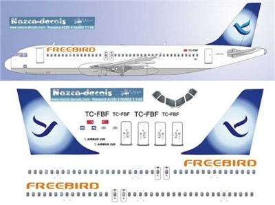 1:144 Freebird (dark blue) Airbus A.320