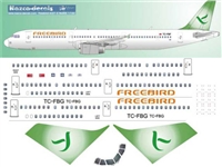1:144 Freebird (dark green) Airbus A.321