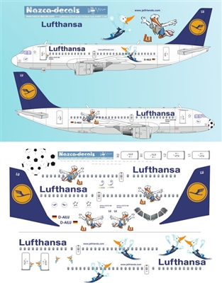 1:144 Lufthansa Airbus A.319 'LU'