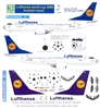 1:144 Lufthansa 'Football' Boeing 737-300