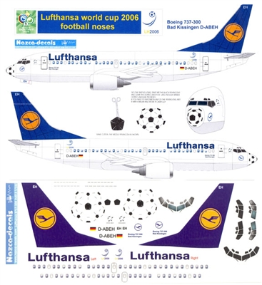 1:144 Lufthansa 'Football' Boeing 737-300