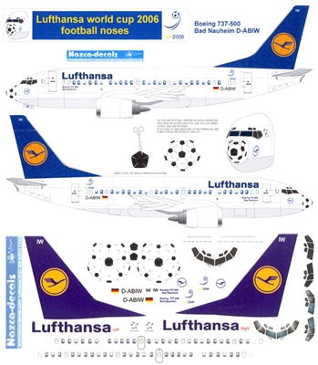 1:144 Lufthansa 'Football' Boeing 737-500