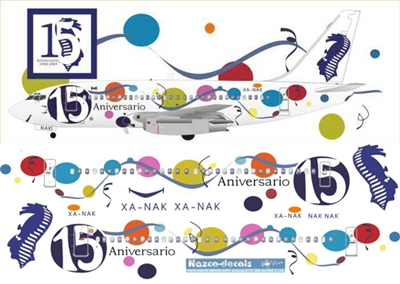 1:144 Aviacsa '15th Anniversary' Boeing 737-200