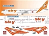 1:144 Sky (orange) Boeing 737-300