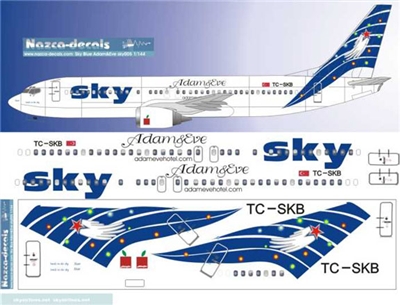 1:144 Sky Airlines 'Adam and Eve' Boeing 737-400