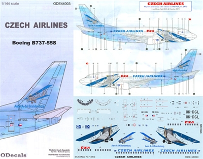 1:144 CSA 'Bandenburg' Boeing 737-500