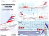 1:144 Czechoslovak Airlines Boeing 737-400