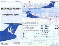 1:144 Tupolev 154M Slovak Airlines
