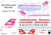 1:144 Czechoslovak Airlines Tupolev 134A