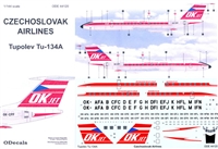 1:144 Czechoslovak Airlines Tupolev 134A