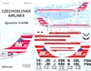 1:144 Czechoslovak Airlines Ilyushin 62M