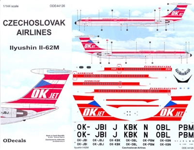1:144 Czechoslovak Airlines Ilyushin 62M