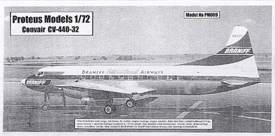 1:72 Convair 440, Braniff