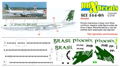1:144 Phoenix Brasil Boeing 707-320C