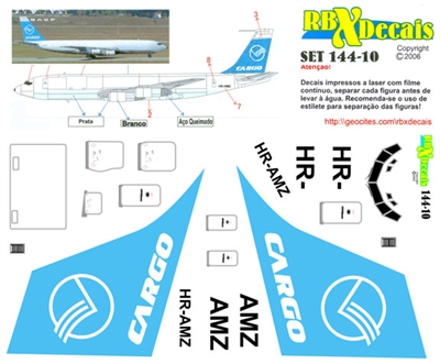 1:144 VASP Cargo Boeing 707-320C