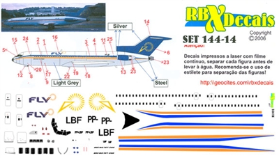 1:144 Fly Boeing 727-200