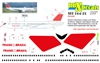 1:144 Transbrasil (TWA cs) Boeing 767-200