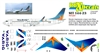 1:144 Varig (2007 cs) Boeing 737-800