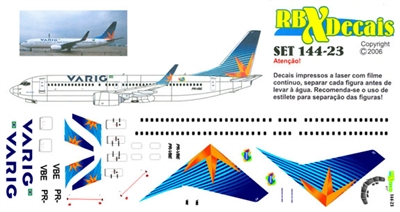 1:144 Varig (2007 cs) Boeing 737-800
