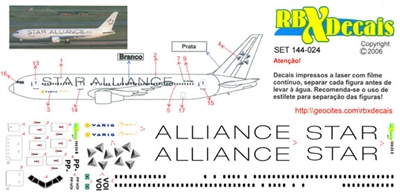 1:144 Varig 'Star Alliance' Boeing 767-300