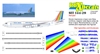 1:144 TransBrasil / AeroBrasil Boeing 707-320B
