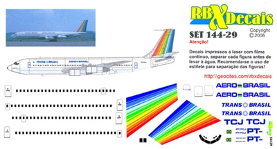 1:144 TransBrasil / AeroBrasil Boeing 707-320B