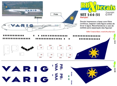 1:144 Varig Boeing 767-300