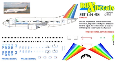 1:144 TransBrasil Boeing 737-400