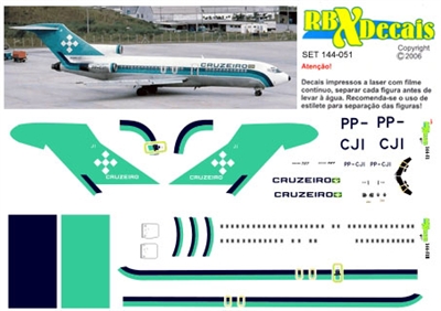 1:144 Cruzeiro Boeing 727-100 *Sold Out*
