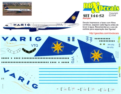 1:144 Varig Boeing 757-200