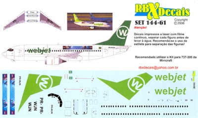 1:144 WebJet 'Avatar' Boeing 737-300 *Sold Out*