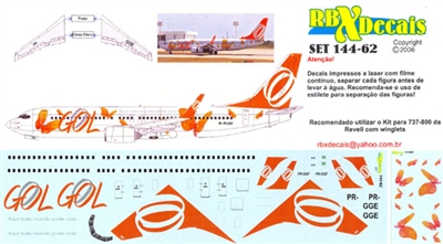 1:144 GOL 'Borboletas' Boeing 737-800 *Sold Out*