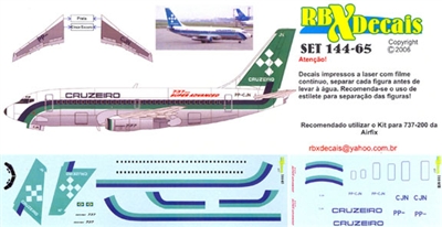 1:144 Cruzeiro Boeing 737-200 *Sold Out*