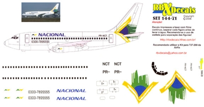 1:144 Nacional Boeing 737-200