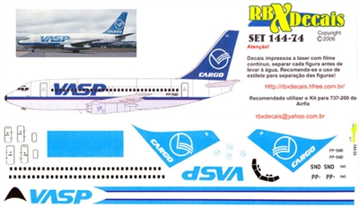 1:144 VASP Cargo Boeing 737-200C